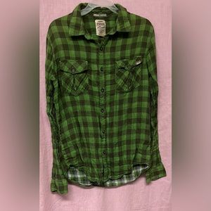44mm Legendary Work Wear Plaid Button Up Women’s Size Medium